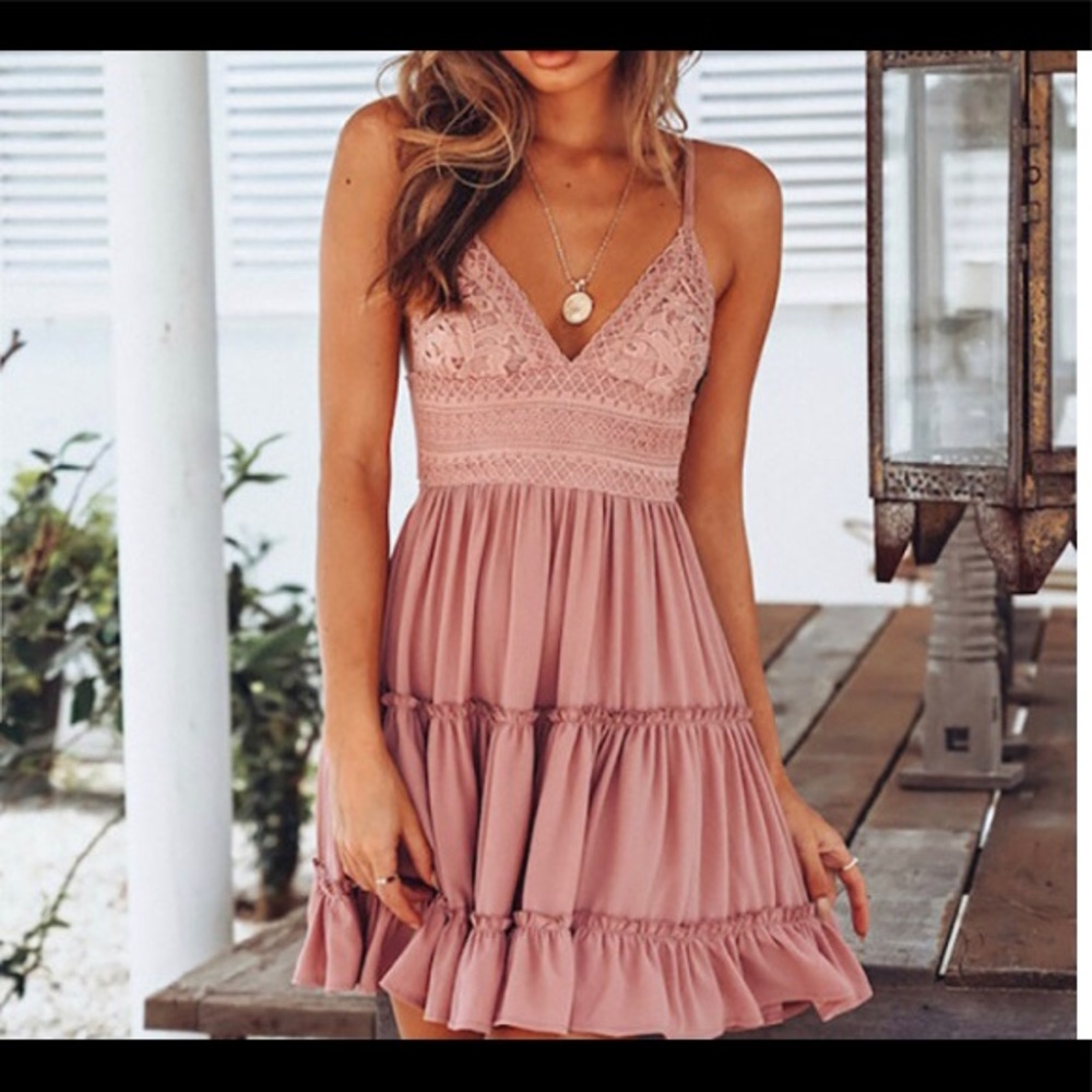 pink dress!